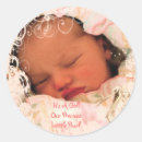 Recherche de cigogne vintage autocollants Petite fille