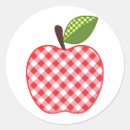 Recherche de pommes rouges autocollants Feuille