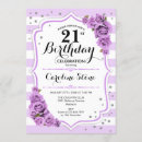 Recherche de de lavande anniversaire invitations Fleurs
