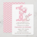 Recherche de un petit lapin invitations Bébé fille