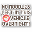 Recherche de repas voiture autocollants Drôle