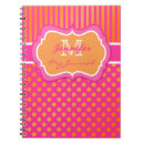 Recherche de polka orange Monogrammé