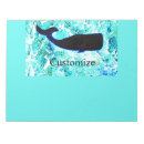 Recherche de baleine blocsnotes Plage