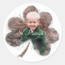 Recherche de shamrock irlandais autocollants Parti