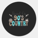 Recherche de musique country autocollants Bottes de cowboy