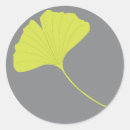 Recherche de feuille de ginkgo autocollants Moderne
