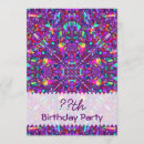 Recherche de motif mandala invitations Violet
