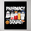 Recherche de fantômes mignons posters Halloween mignon