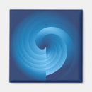 Recherche de spirale bleue magnets Abstrait