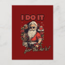 Recherche de humour du père noël cartes postales Xmas