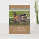 Recherche de chasseur de canard vœux cartes Mallalard