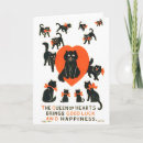 Recherche de coeur de chat vœux cartes Animal de compagnie