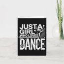 Recherche de danse jazz vœux cartes Danseuse