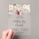 Recherche de fête des mères florale invitations Aquarelle
