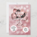 Recherche de glitz invitations Or rose