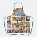 Recherche de tablier bleu tabliers Collage photo