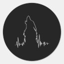 Recherche de totem animal autocollants Loup