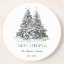 Recherche de arbre dessous de verres Aquarelle