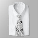 Recherche de motif monochrome cravates Vintage