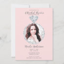 Recherche de glamour bridal shower invitations Moderne