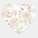 Recherche de beau cœur autocollants Rose