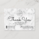 Recherche de marbre noir et blanc cartes visite Customer