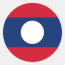 Recherche de drapeau laos autocollants Pays