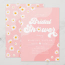 Recherche de daisy bridal shower invitations Rétro