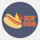 Recherche de hot dog autocollants Moutarde