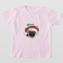 Recherche de carlin noël tshirts Xmas