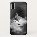 Recherche de oiseau noir et blanc iphone coques Lune