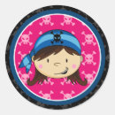 Recherche de pirate fille autocollants Crâne