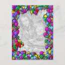 Recherche de ballons colorés cartes postales Jaune