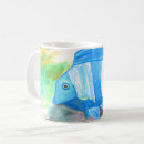 Recherche de petits poissons tasses Bleu