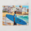 Recherche de surfeurs cartes postales Vague