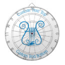Recherche de symbole jeux de fléchettes Bleu