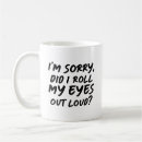 Recherche de humour de roulement tasses Typographie