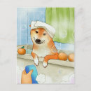 Recherche de shiba inu cartes postales Illustration