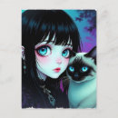 Recherche de de chat siamois cartes postales Yeux bleus