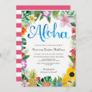 Recherche de luau graduation invitations Aquarelle