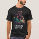 Recherche de père de jumeaux tshirts Noir