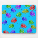 Recherche de arrière plan bleu tapis souris Tropical