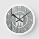 Recherche de décoré horloges Décoré d'un monogramme