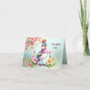 Recherche de joli oiseau vœux cartes Élégant
