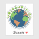 Recherche de environnement vert autocollants Feuille