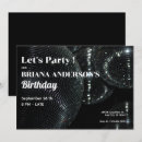 Recherche de boîte nuit cartes invitations Boule disco