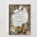 Recherche de la savane africaine invitations Safari