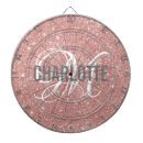 Recherche de or jeux de fléchettes Monogrammé