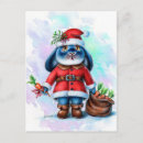 Recherche de lapin de noël cartes postales Dessin animé