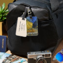 Recherche de peintures célèbres bagages étiquettes Nuit étoilée